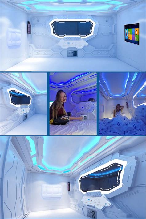 Technical Space Capsule Bed Japanese Pod Beds For Capsule Hotel Double Bed