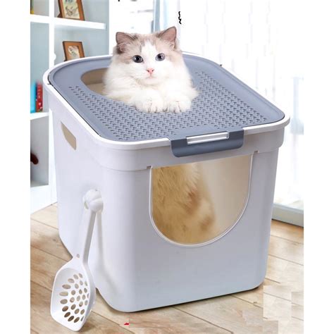 20 Enclosed Litter Box For Cats