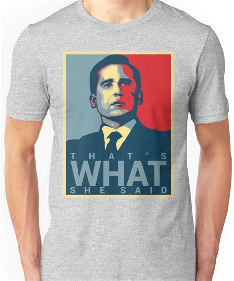 Michael Scott Thats What She Said Essential T Shirt By