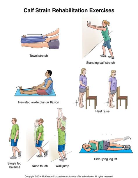 Summit Medical Group Calf Strain Exercises Calf Strain Calf Strain Exercises Torn Calf Muscle