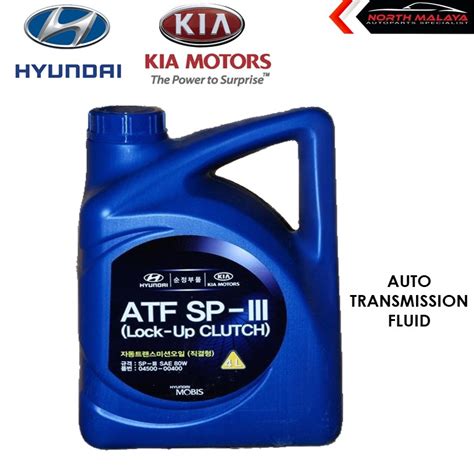 Hyundai Kia Motor Atf Sp Iii Auto Transmission Fluid Gear Box Oil