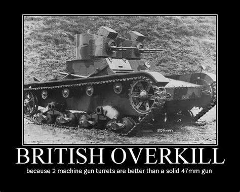 British Overkill Military Humor