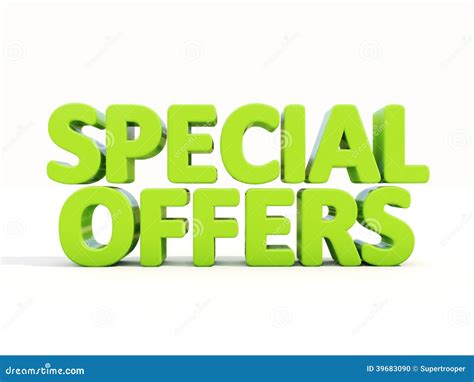 3d Special Offers Stock Illustration Illustration Of Bidding 39683090