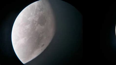 The Moon Through My 10 Inch Dob Youtube
