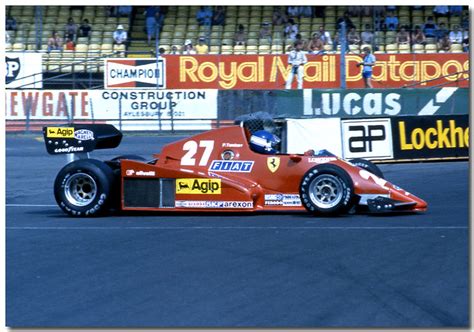 Patrick Tambay Ferrari 126c3 1983 British Gp Silverstone A Photo On