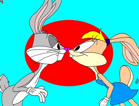 lola bunny and bugs bunny in love by guibor on deviantart