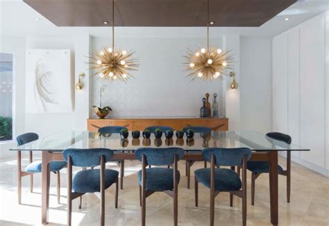 Taking center stage in this dining room by regan baker design is a staggered glass chandelier by west elm. 10 Tips in Choosing the Perfect Dining Table Light | Home ...