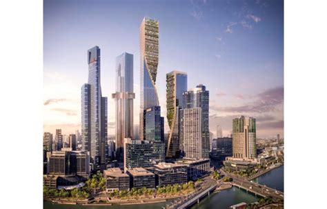 Green Spine Awarded Australias Tallest Building For Melbournes