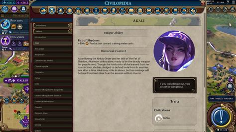 Civ 6 Ionia Empire Akali Gathering Storm And Rise And Fall And Vanilla