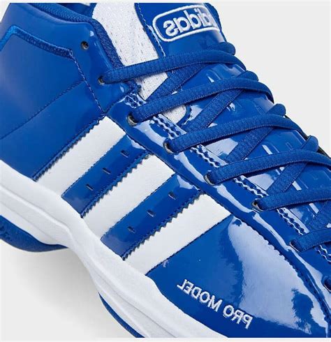 Mens Adidas Pro Model 2g Basketball Shoes Blue