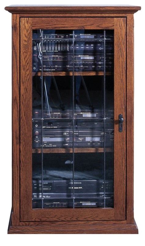 I have found my glass at lowes for super cheap. Forest Designs Audio Tower with Glass Door in Mission Oak ...