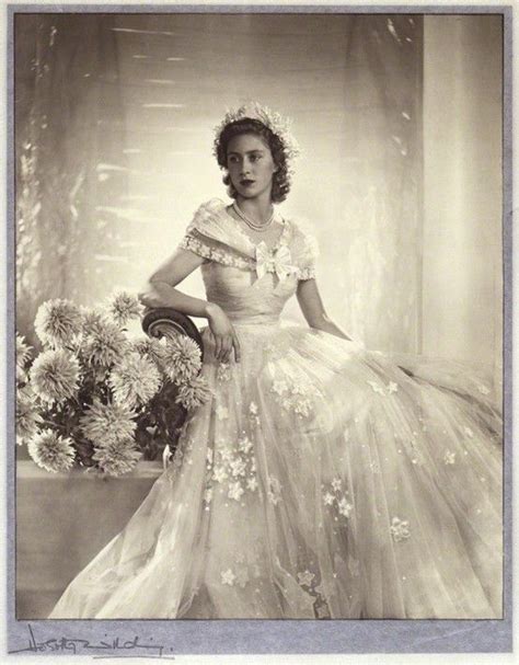 Princess Margaret, Countess of Snowdon in November 1947 as a bridesmaid ...