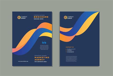 Business Brochure Cover Design Or Annual Report And Company Profile