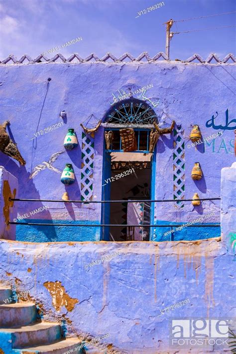 A Traditional House In Nubian Village Aswan Egypt Foto De Stock Imagen Derechos Protegidos