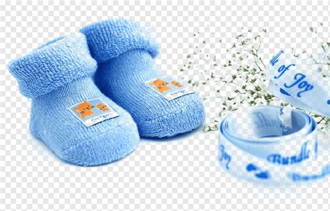 Baby Shower Infant Wedding Invitation Flowers Baby Baby Shoes Blue