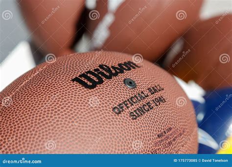 Wilson Football Editorial Image Image Of Court Sports 175773085