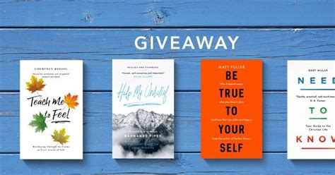 But with a pastor's heart, chris. The Good Book Company January Giveaway (4 Books)