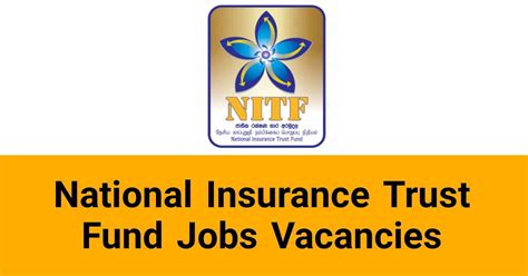 National Insurance Trust Fund Vacancies 2023 Nitf Application