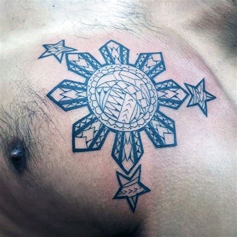 Pinoy Tattoo Design 50 Filipino Sun Tattoo Designs For Men Tribal Ink