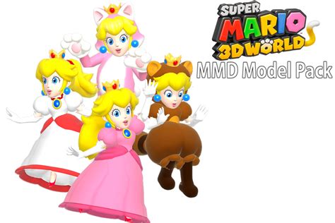 SM3DW Princess Peach MMD Model DL By MatyMatiasMaty On DeviantArt