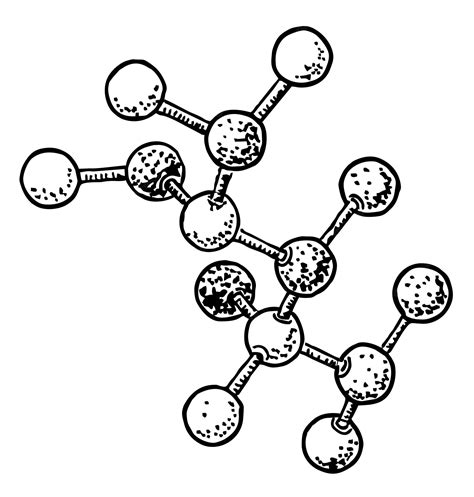 Premium Vector Molecule And Molecular Structure Sketch Illustration