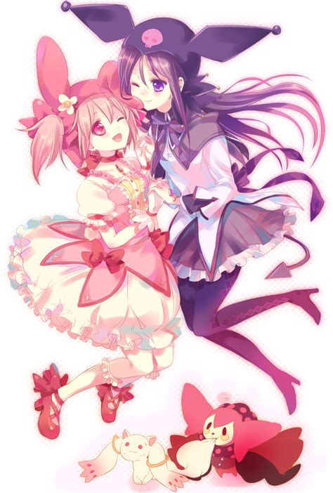 My Melody And Kuromi Anime 1134x1681 Wallpaper