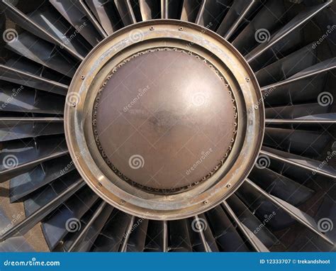 Old Jet Engine Stock Image Image Of Background Alloy 12333707