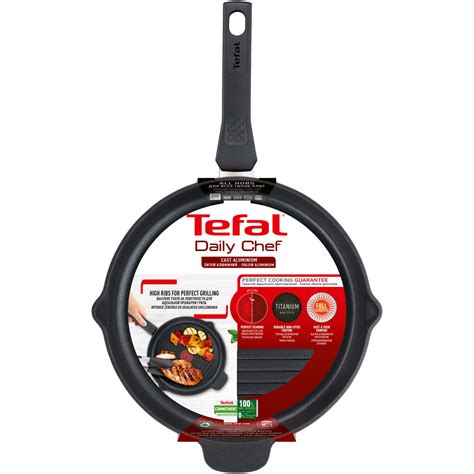Tigaie Grill Tefal Daily Chef Cm Inductie Indicator Termic Thermo
