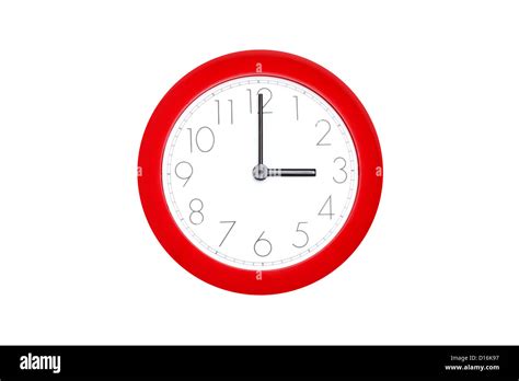 3am 3pm Clock Red Time Hi Res Stock Photography And Images Alamy