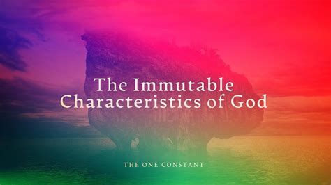 Wednesday Bible Study Wednesday December 8th 2021 The Immutable