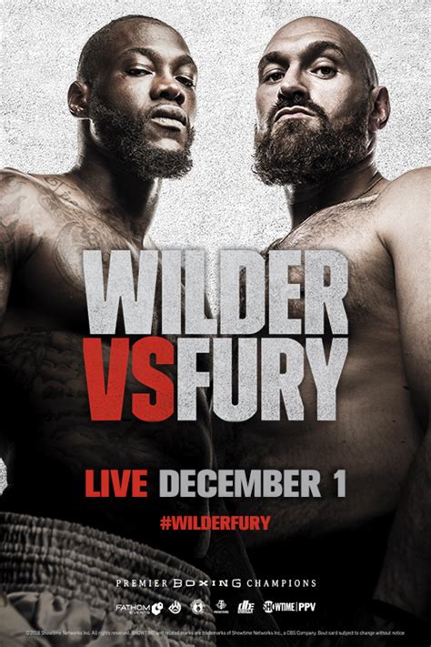 Heavyweight world championship rematch deontay wilder vs tyson fury 2 headlines the fight card at mgm grand garden arena in las vegas, nv. Wilder Vs. Fury Movie Times | New Vision Theatres Showplace 14 Pekin