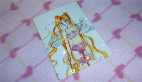 SAILOR MOON MANGA Prism Card Wings Infinity Sexy Naked Sailormoon Usagi PicClick