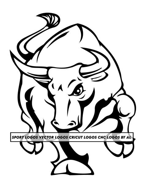Sports Bull Svg Sports Bull Svg Logo Svg Sports Svg Toon Bull