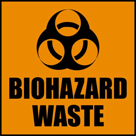 Biohazard Waste Label L2438 By