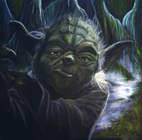 Yoda Painting By James Kruse Fine Art America