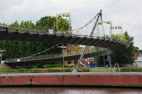 Mono Cable Suspension Bridges With Curved Deck From Around The World