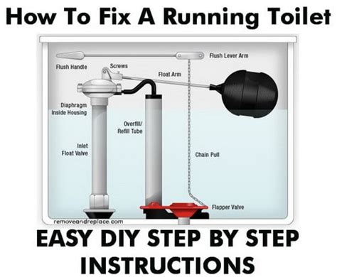 How To Fix A Toilet That Is Constantly Running Diy Toilet Repair Step By Step