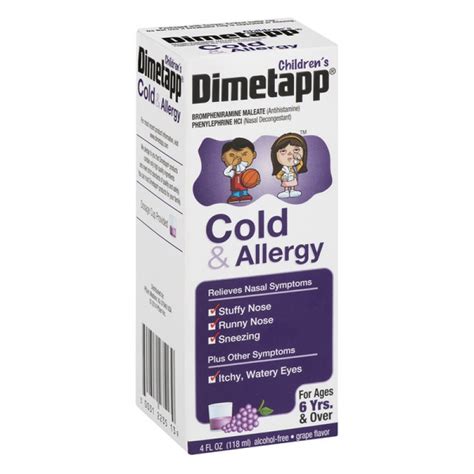 Childrens Dimetapp Cold And Allergy Antihistamine