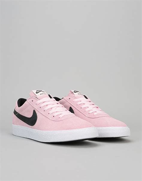 Nike Sb Bruin Premium Skate Shoes Prism Pinkblack White Just £5999