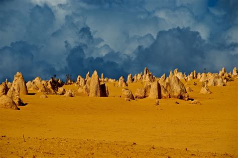Travel Trip Journey Pinnacles Desert In Nambung National Park Australia