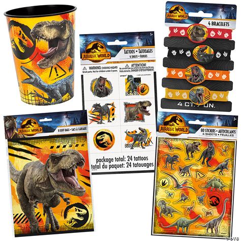 Jurassic World 3 Dominion™ Party Favor Kit For 8 Oriental Trading