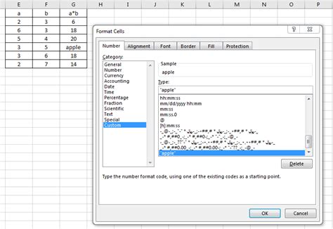 Formatting Custom Format Cell In Excel Stack Overflow