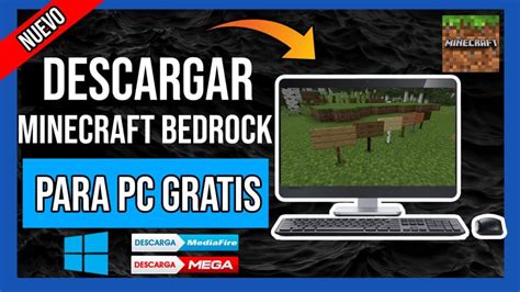 Descargar Minecraft Bedrock Para Pc Gratis Windows 7 8 Y 10 Ultima