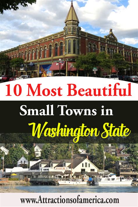 10 Most Charming Small Towns In Washington State Washington State