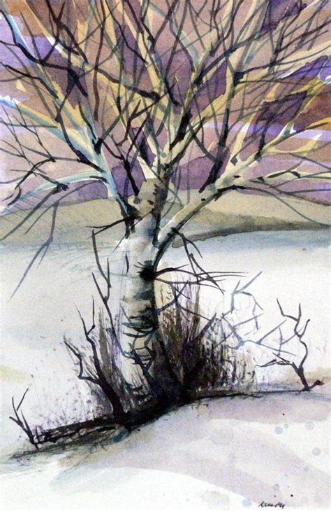 The Lone Tree Painting By Mindy Newman Fine Art America