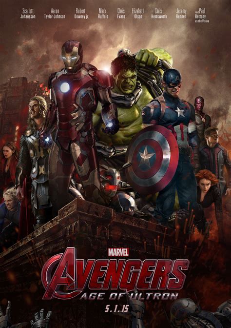 Avengers Age Of Ultron Poster On Behance