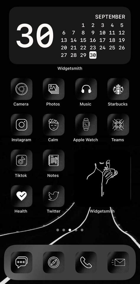 Black Iphone Ios 14 App Icons Pack Ios14 Homescreen Icon Etsy In 2021