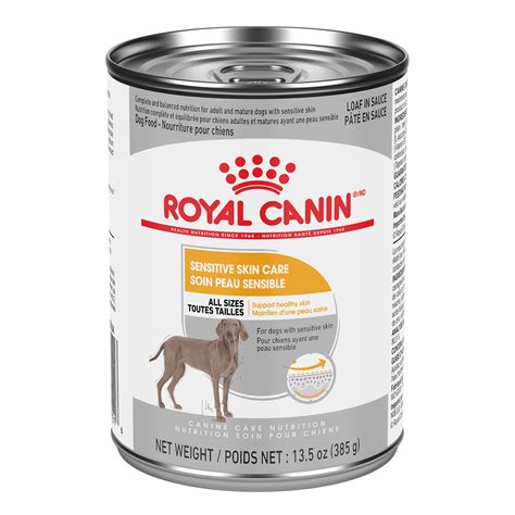 Contains nutrients that support hair growth and coat shine. Sensitive Skin Care Canned Dog Food - Royal Canin