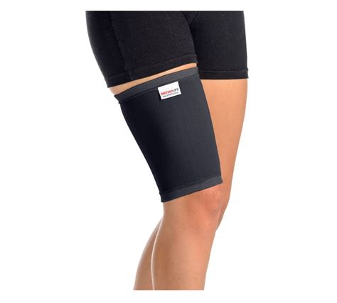 Thigh Brace Moisture Transporting Comfortable Fit Flexible Compression