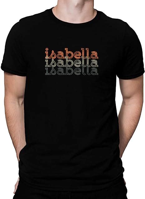 Isabella Repeat Retro T Shirt Black Amazonca Clothing And Accessories